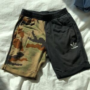 Rare Adidas Black / Camo Shorts